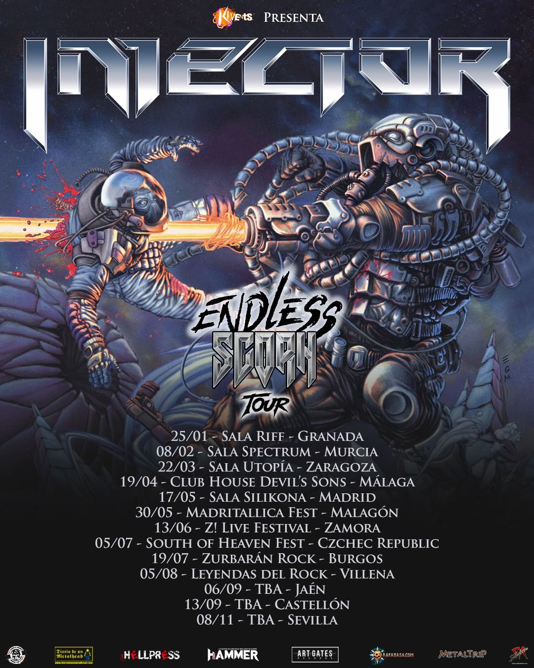 Injector Endless scorn tour 2025