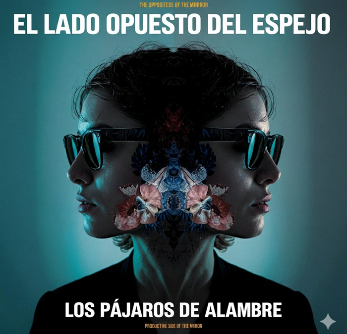 Portada del EP El Lado Opuesto del Espejo de Los Pájaros de Alambre
